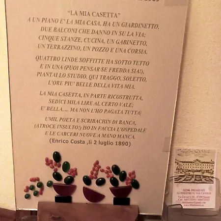 住宿加早餐酒店 Le Finestre Su Via Cavour 萨萨里